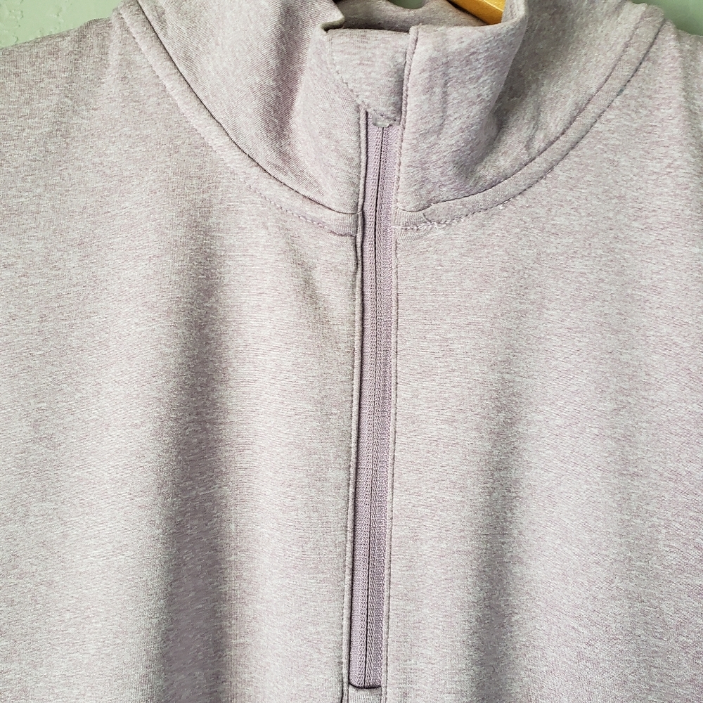 Reebok womens slim with thumb holes long sleeve shirt / top size L purple - Picture 4 of 10